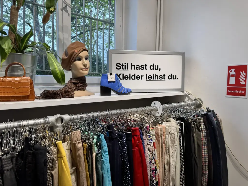 The clothes shop