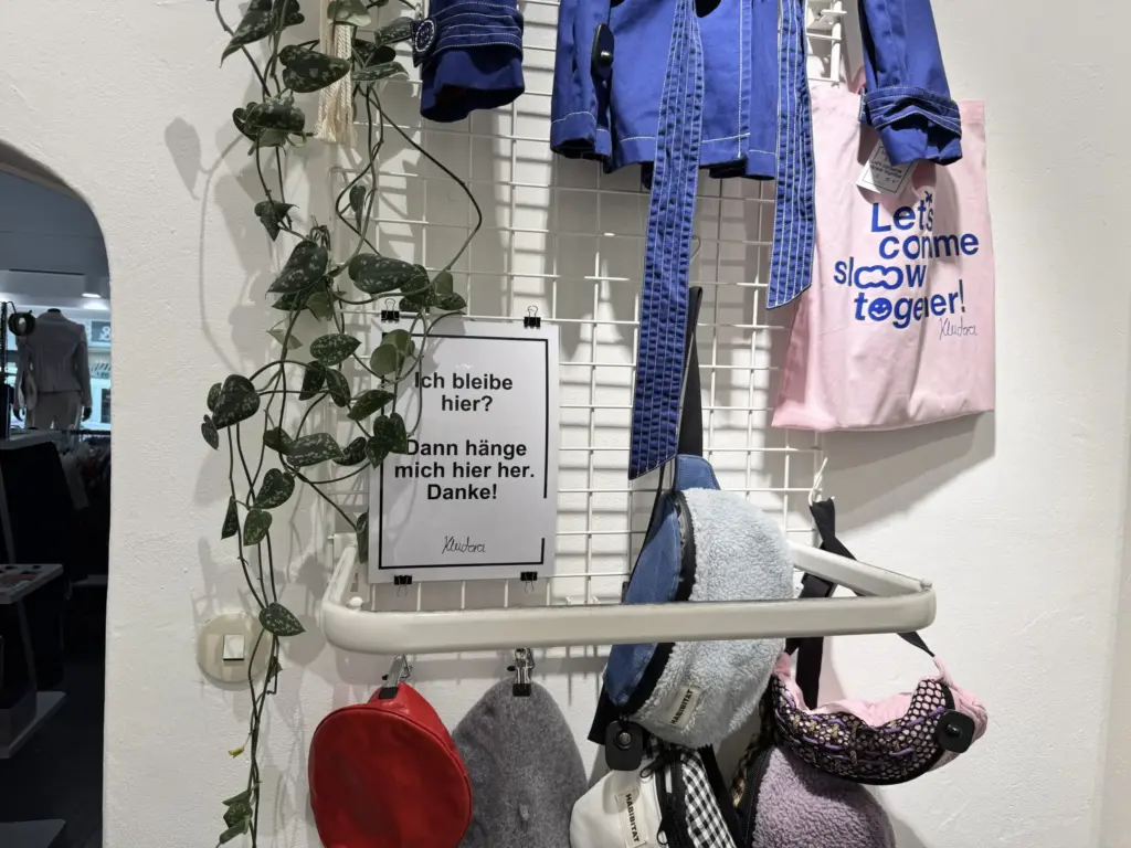 The clothes shop