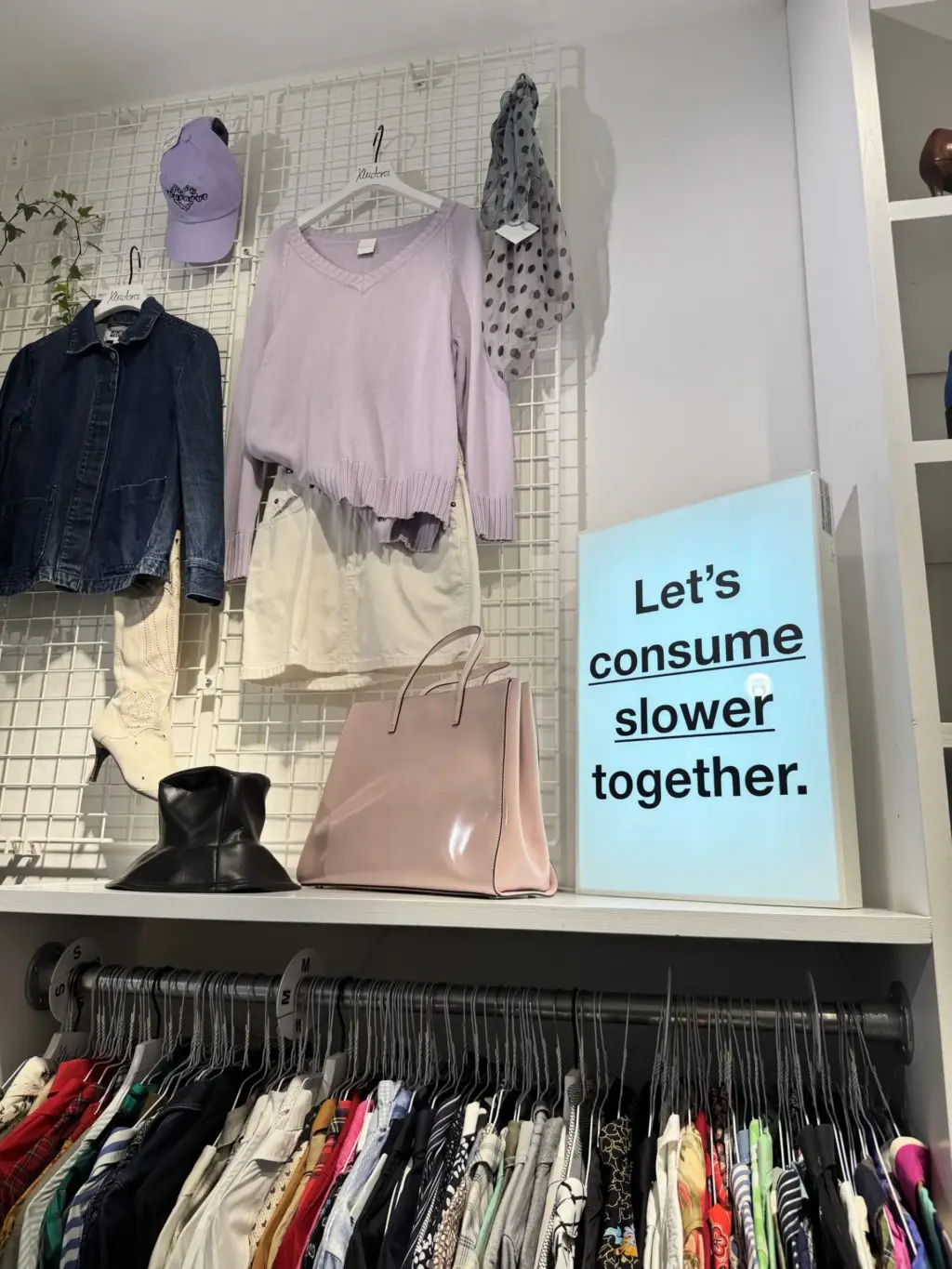 The clothes shop